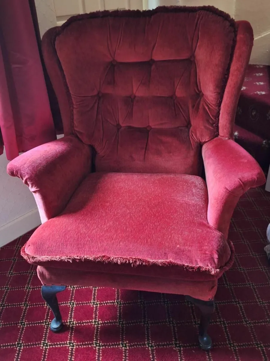 Three Piece Suite and Table and Chairs - Image 2