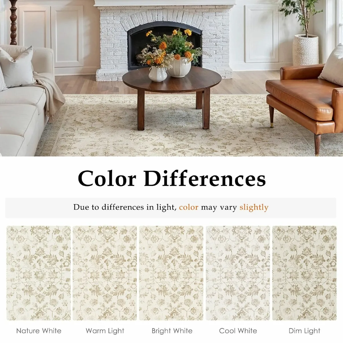 Rugs Living Room 200x300 cm Large Vintage - Image 2