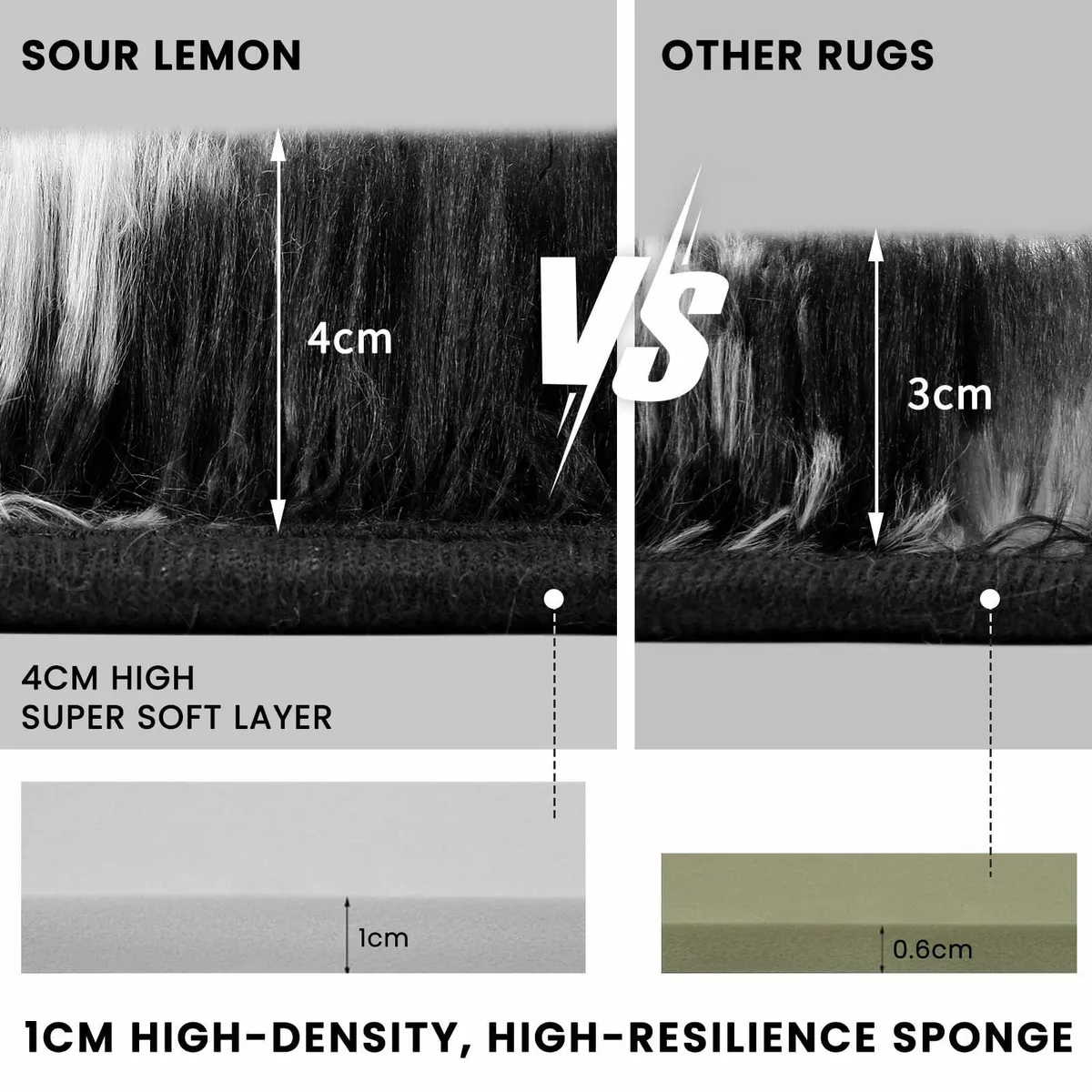 Rugs Living Room 200x300cm Black and White - Image 4