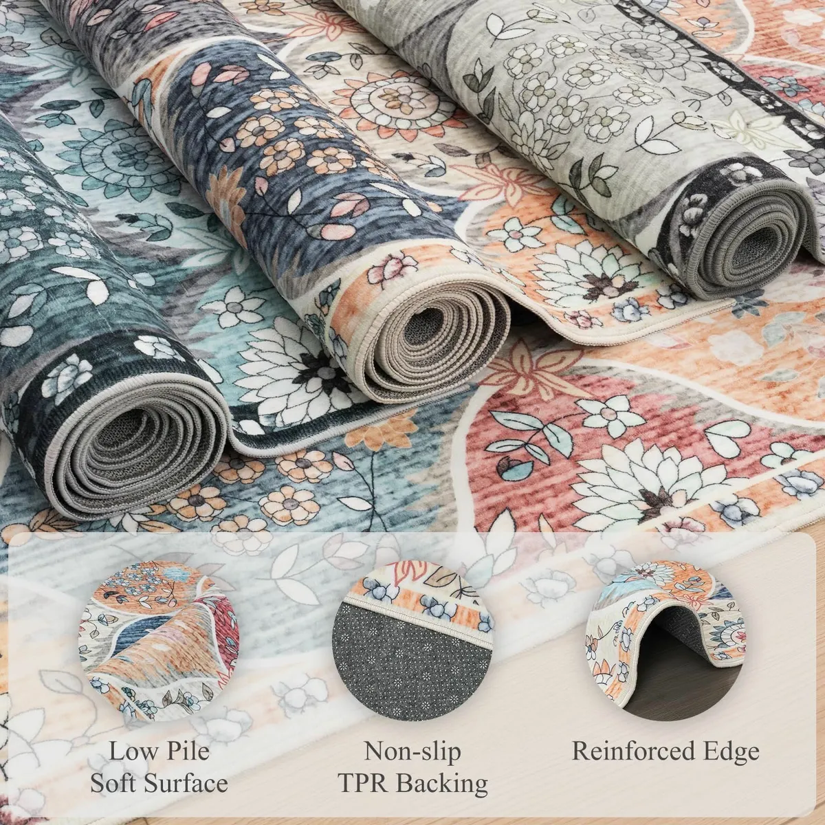 Large Rugs for Living Room - 200x300 cm Machine - Image 2