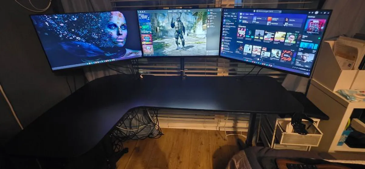 Gaming Desk L-Shape - Image 4