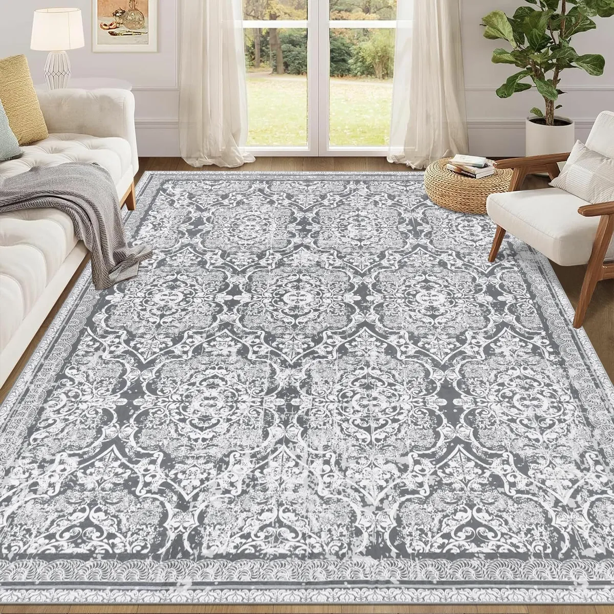 Extra Large Rugs for Living Room 160 x 230cm Non - Image 1