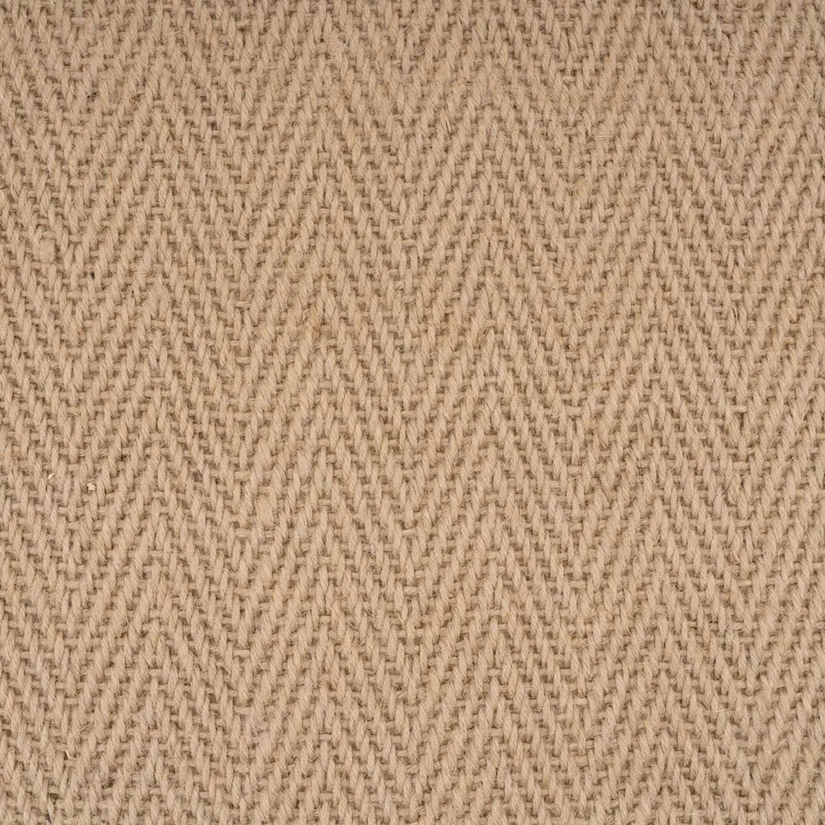 Natural Herringbone Navy Cotton Border Jute Area - Image 4
