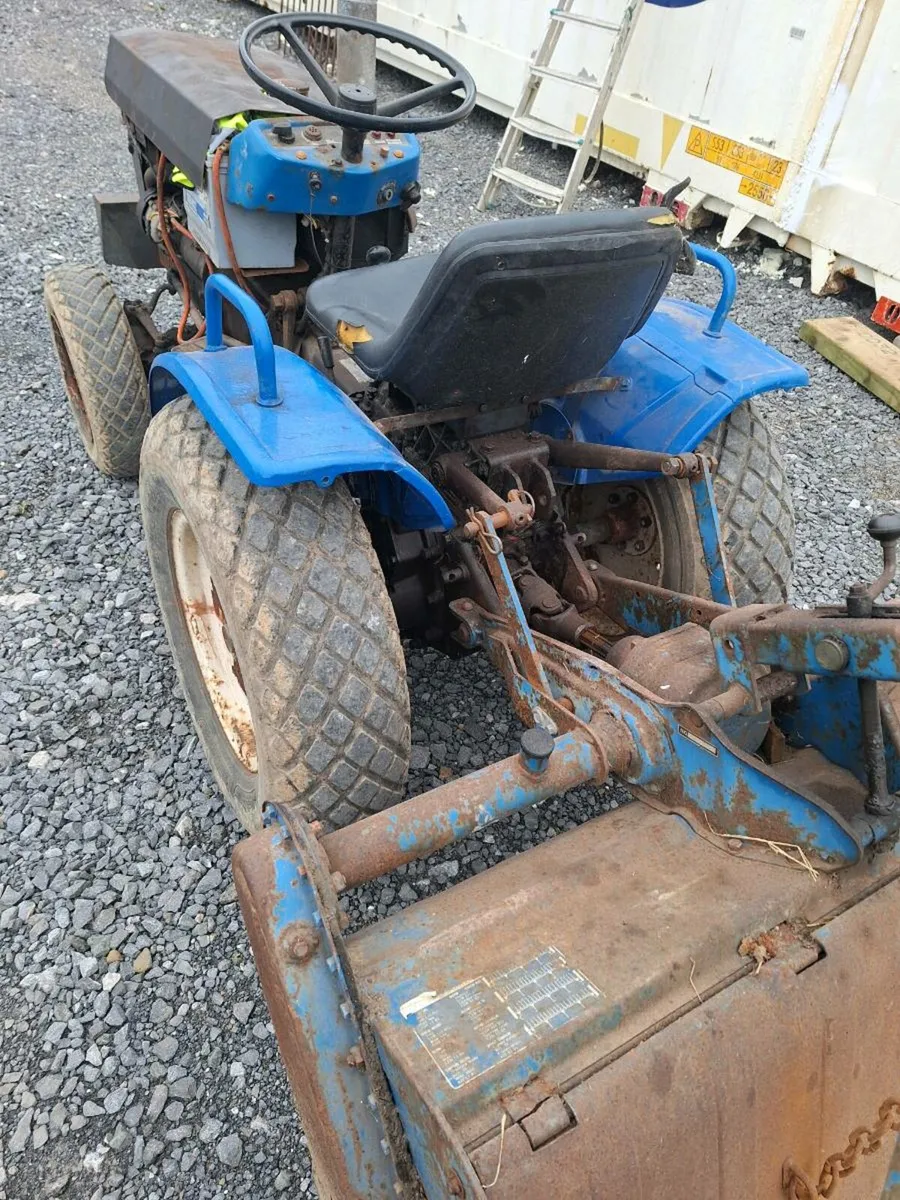 ISEKI TX 1300 4 WHEEL DRIVE WITH ROTAVATOR - Image 4