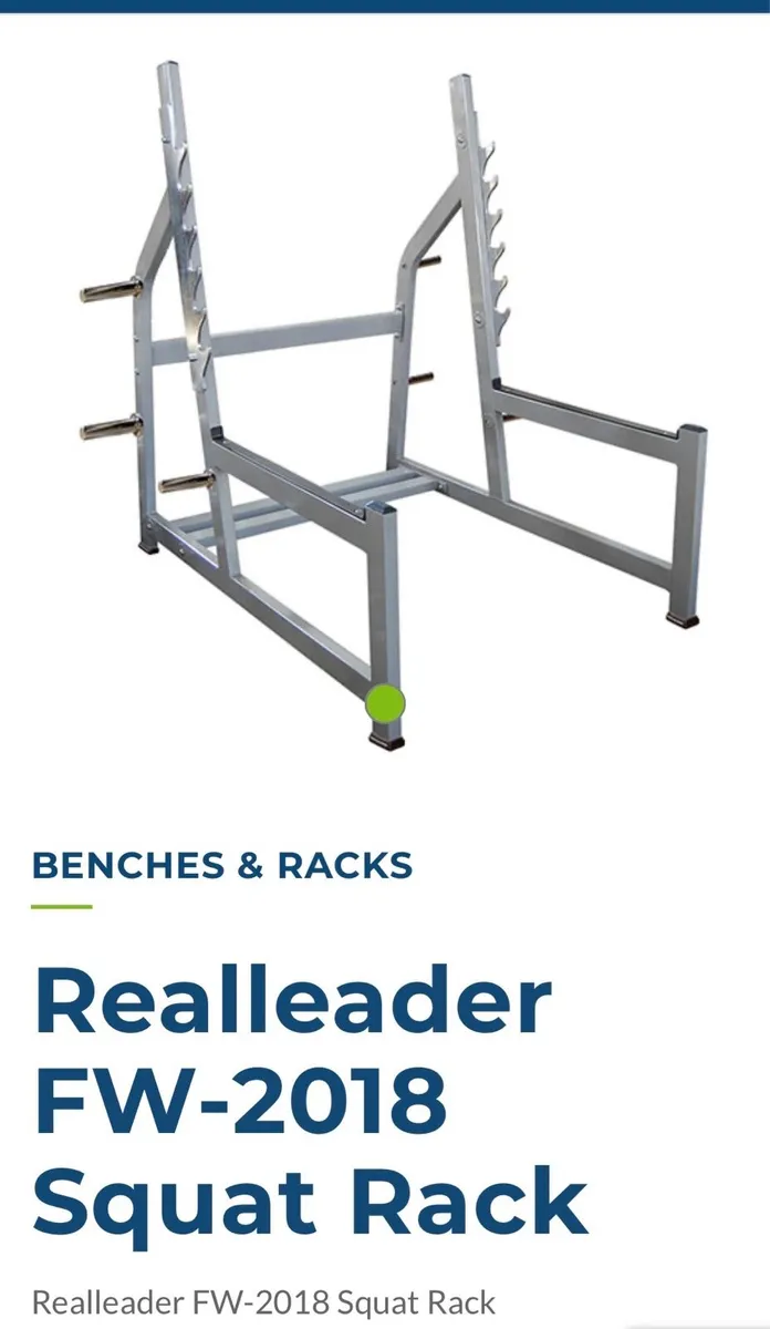 Realleader squat rack 95kg weight - Image 2