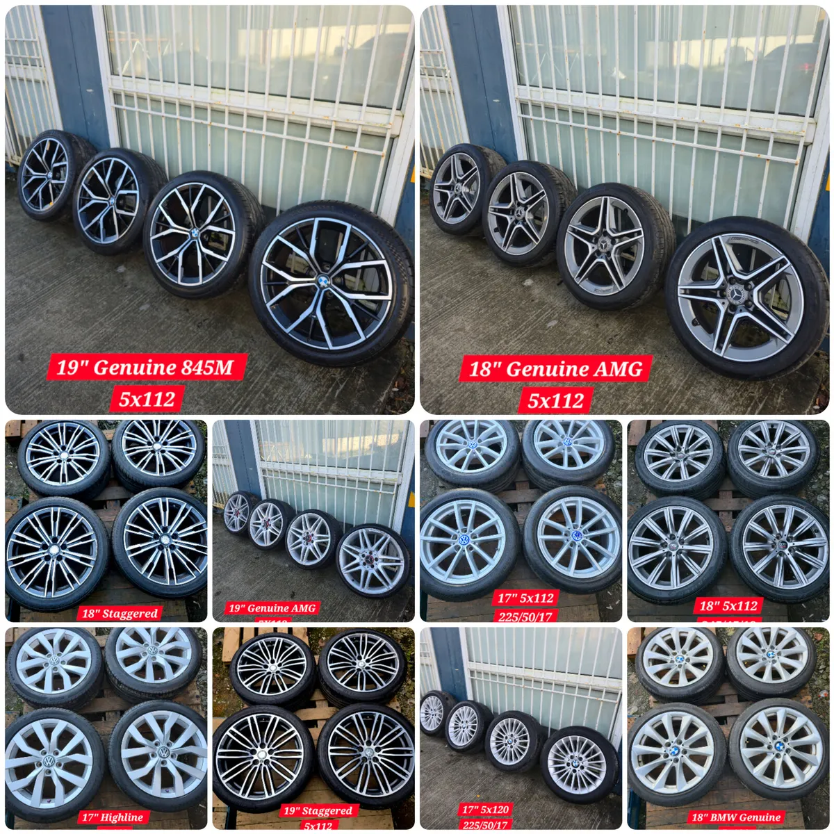🔥Alloys for Sale 5x112 & 5x120,16"-20" 🔥 - Image 1