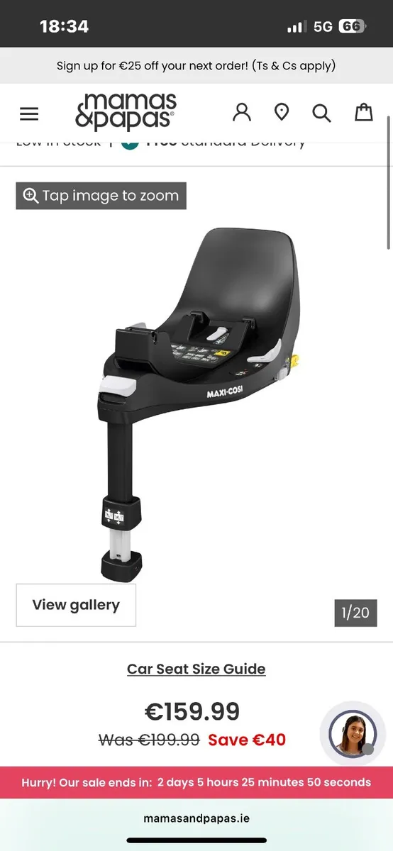 Maxi-Cosi FamilyFix 360 Car Seat Base - Black