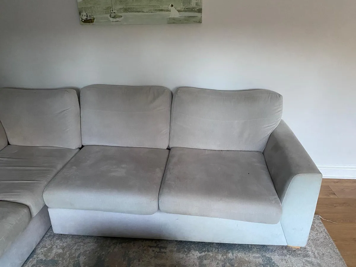Corner Sofa and Footrest - Image 2