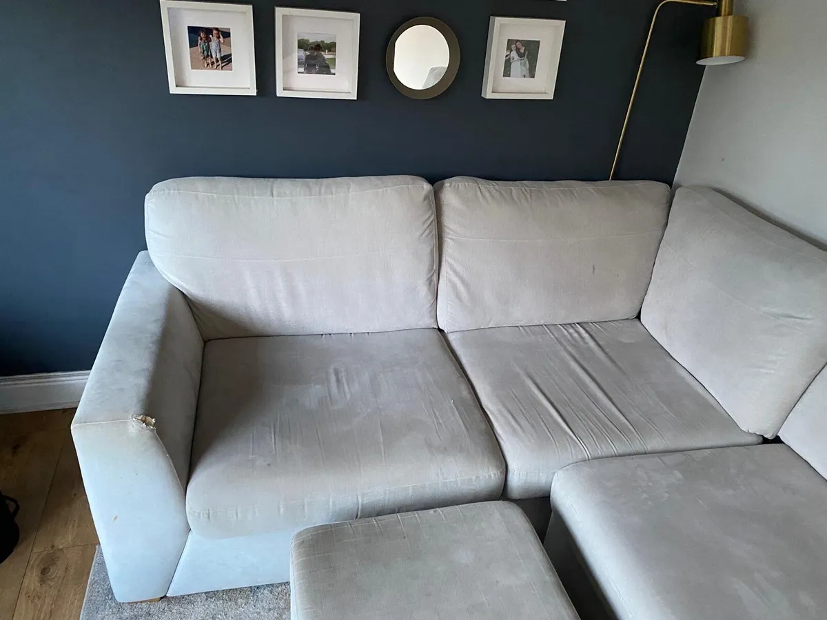 Corner Sofa and Footrest - Image 3