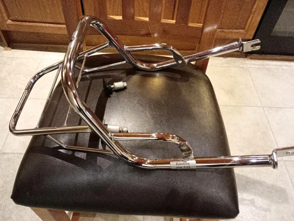 Kawasaki W800/W650 luggage rack/topbox carrier. - Image 3