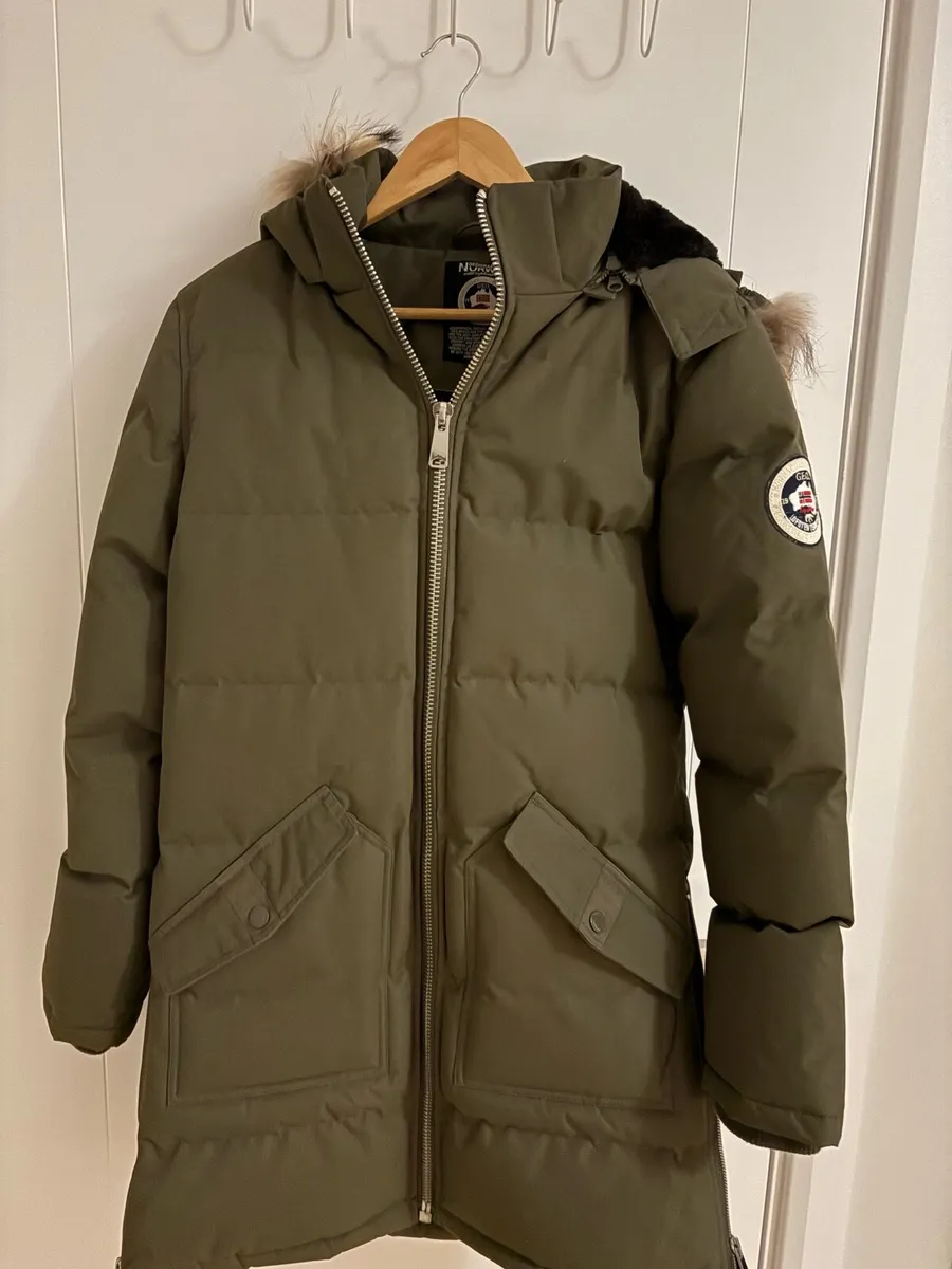 Geographical Norway Coat M Green - Image 1