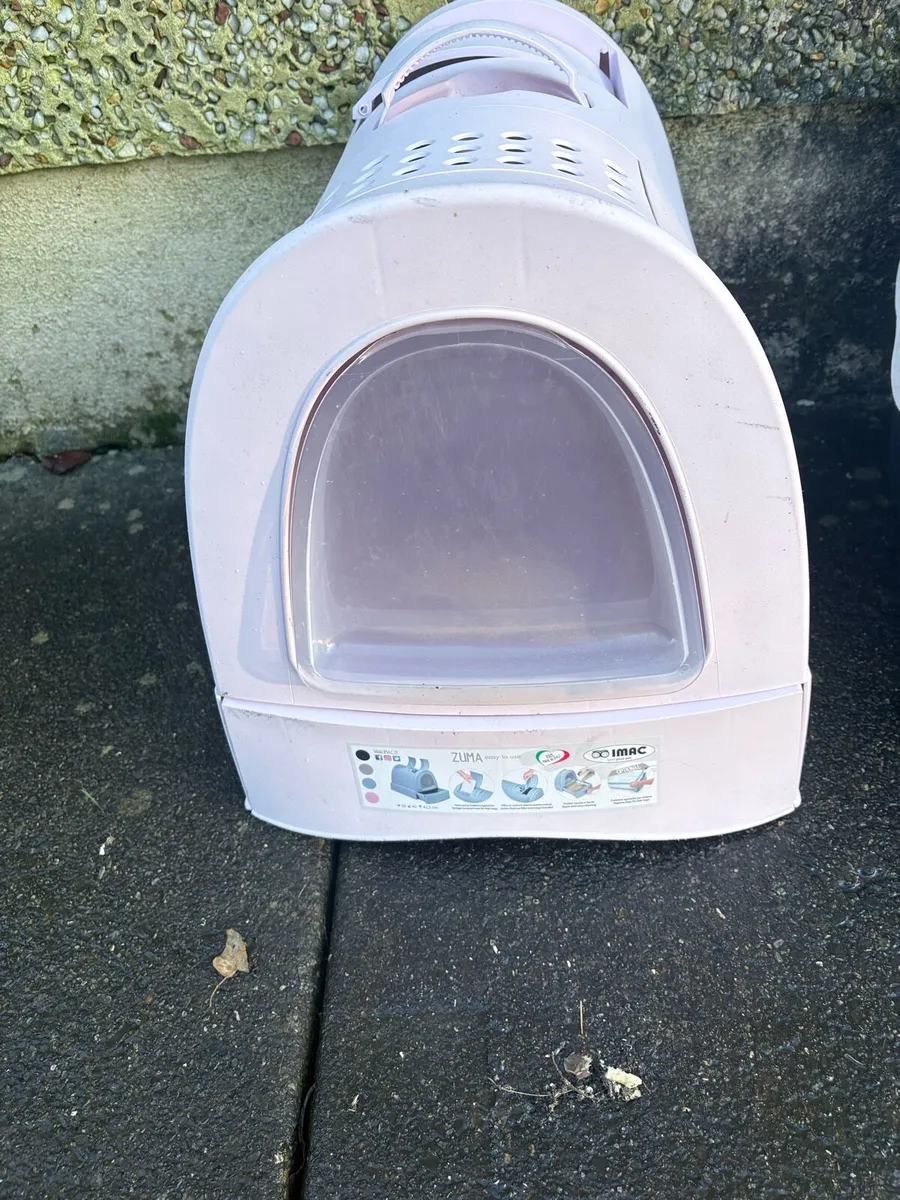 Cat litter boxes/cat carrier - Image 1
