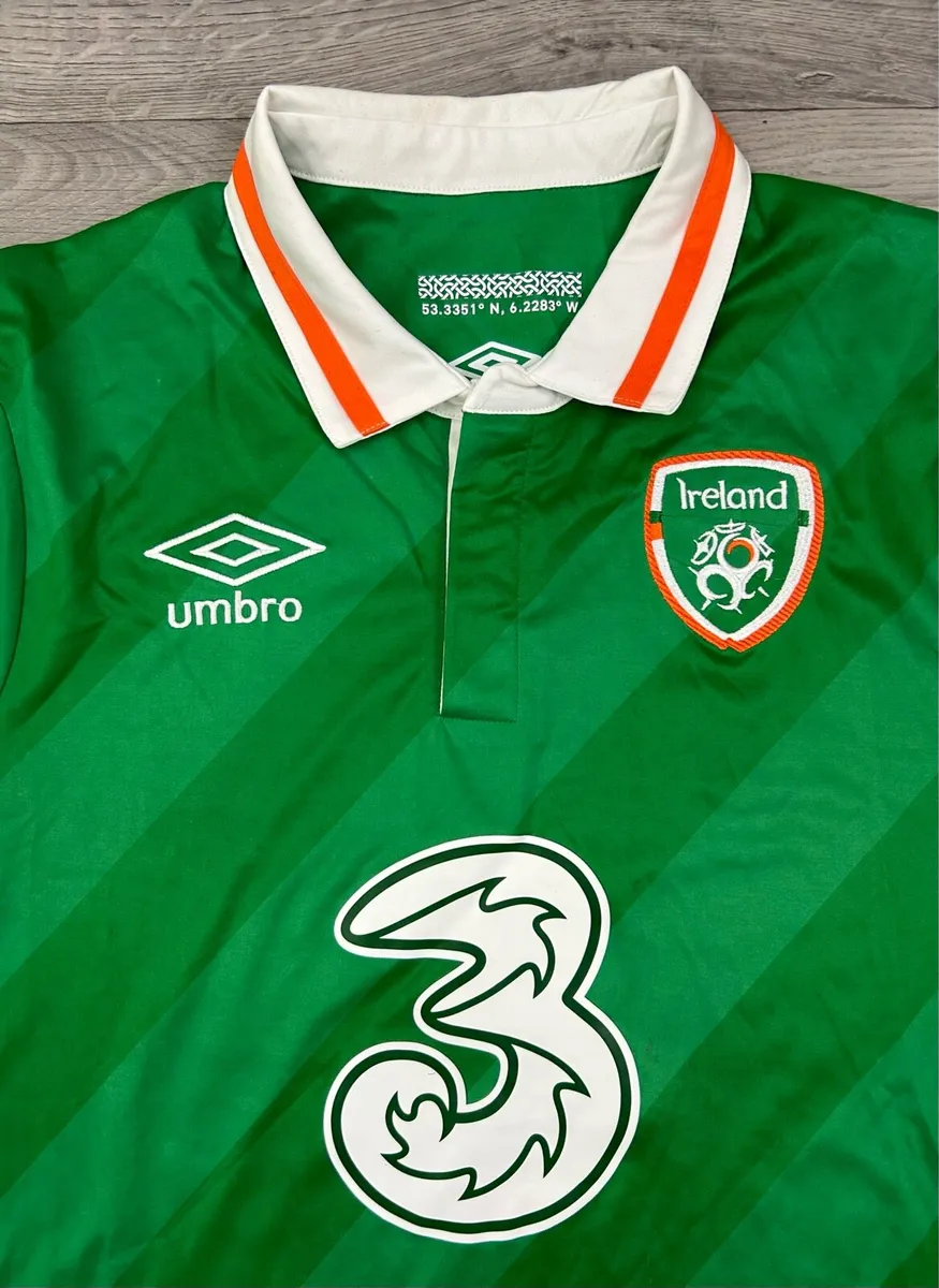 Umbro Ireland Home Jersey Shirt Mens Medium - Image 3