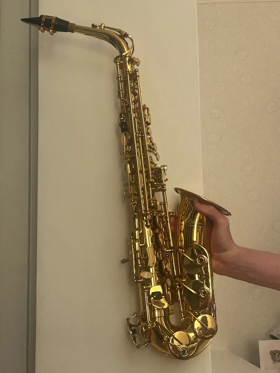 Beginner Tenor Saxophone (Child’s Size) and Strap. - Image 1