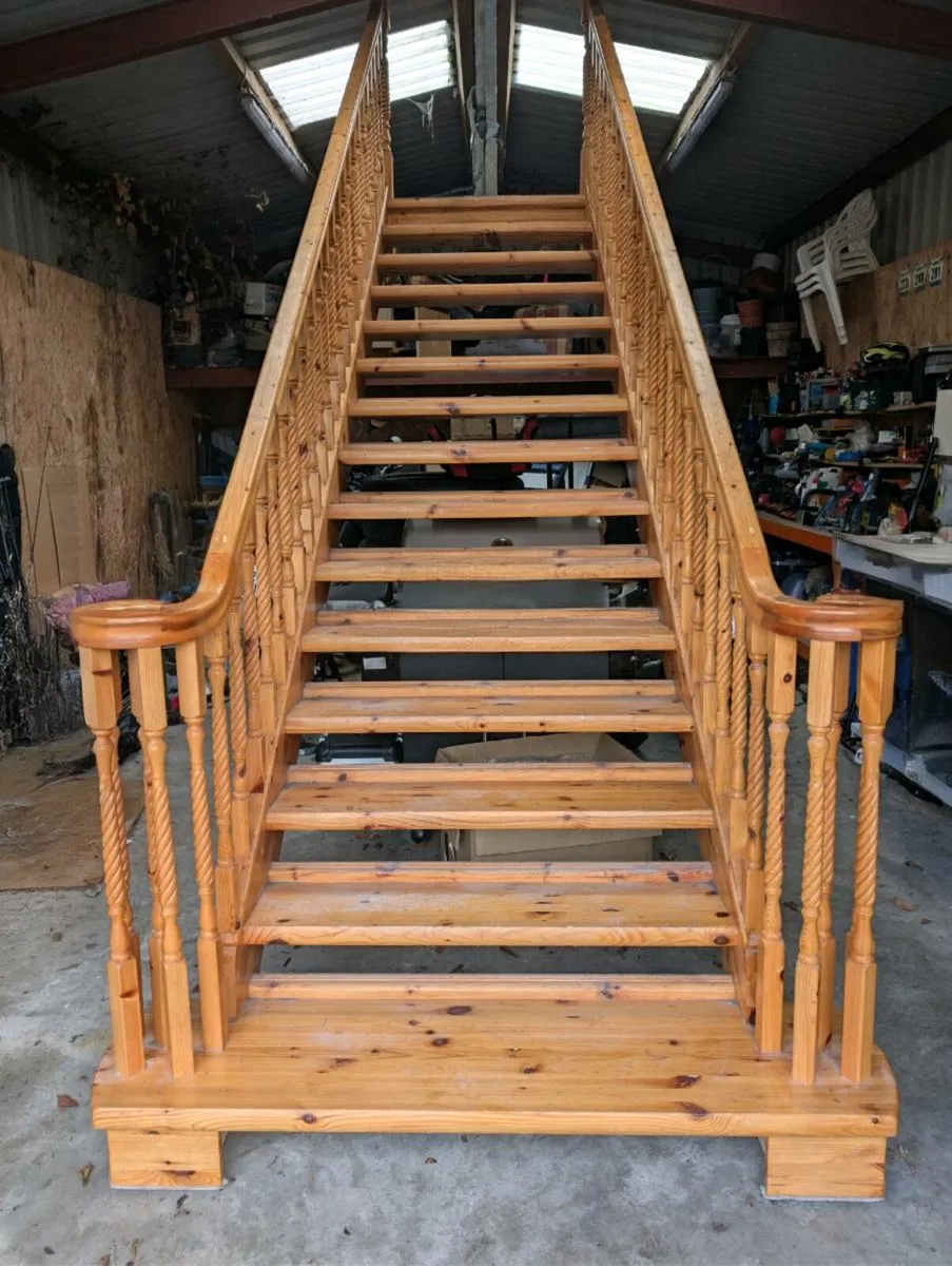 Stairs, Double Scroll Handrails - Image 1