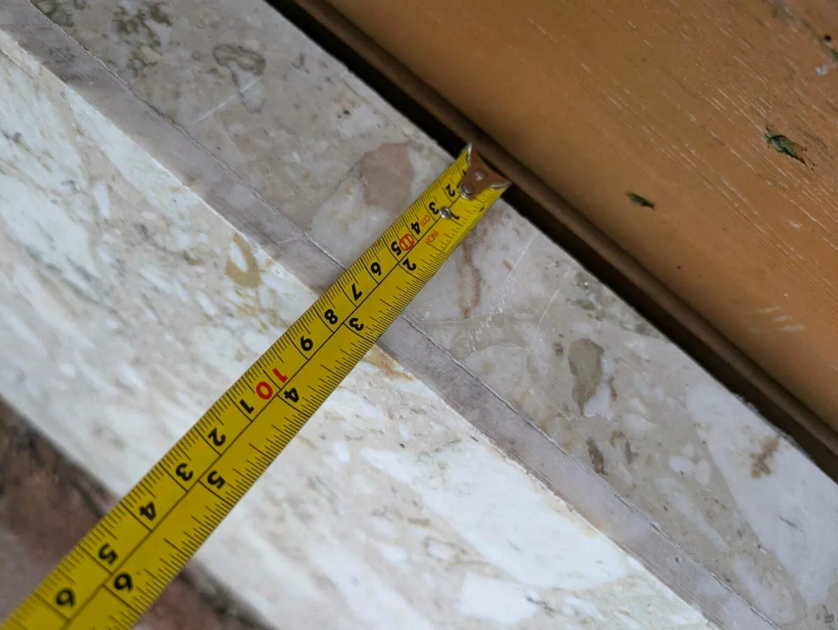 Marble Fireplace Hearth / Base - Image 2