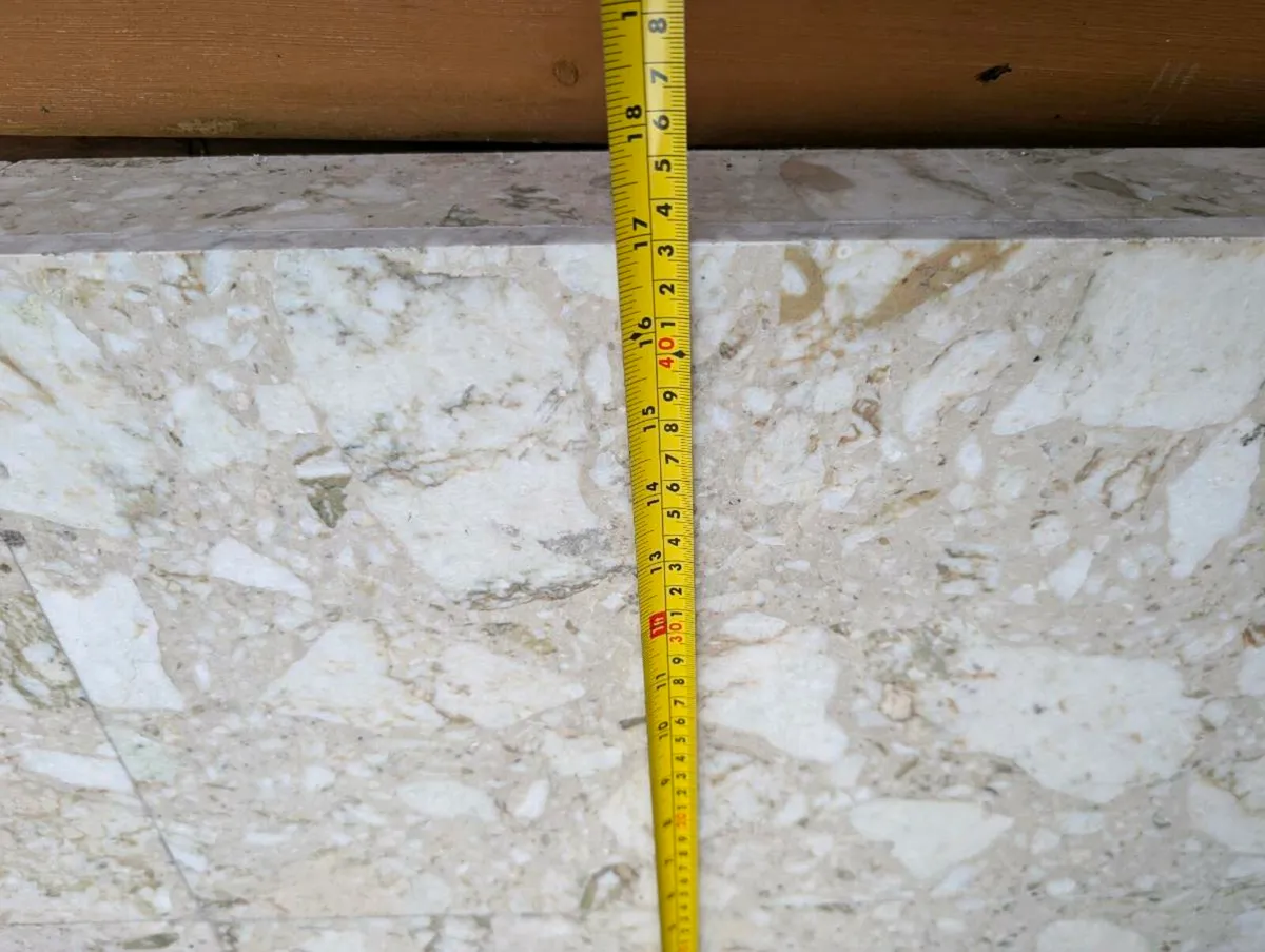 Marble Fireplace Hearth / Base - Image 4