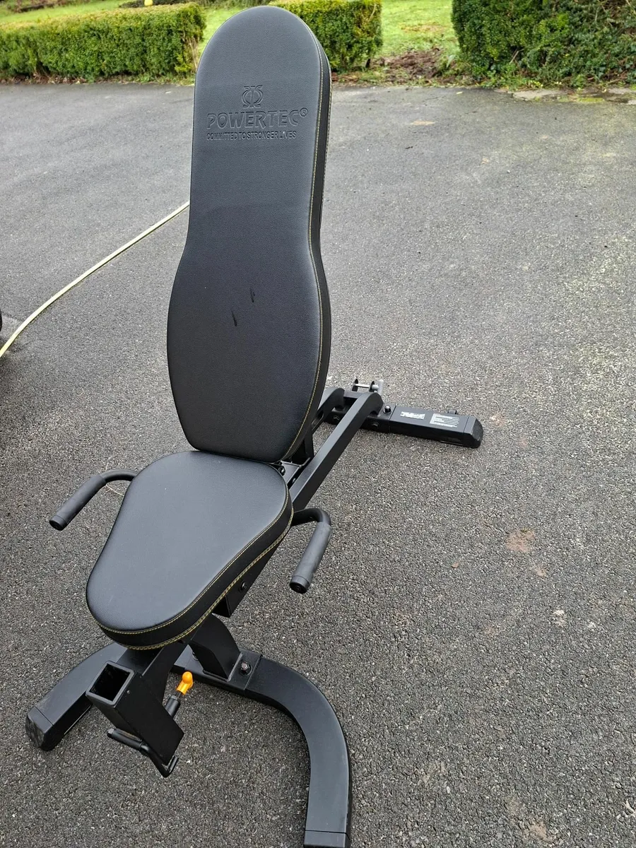 powertec weights bench and accessories - Image 2