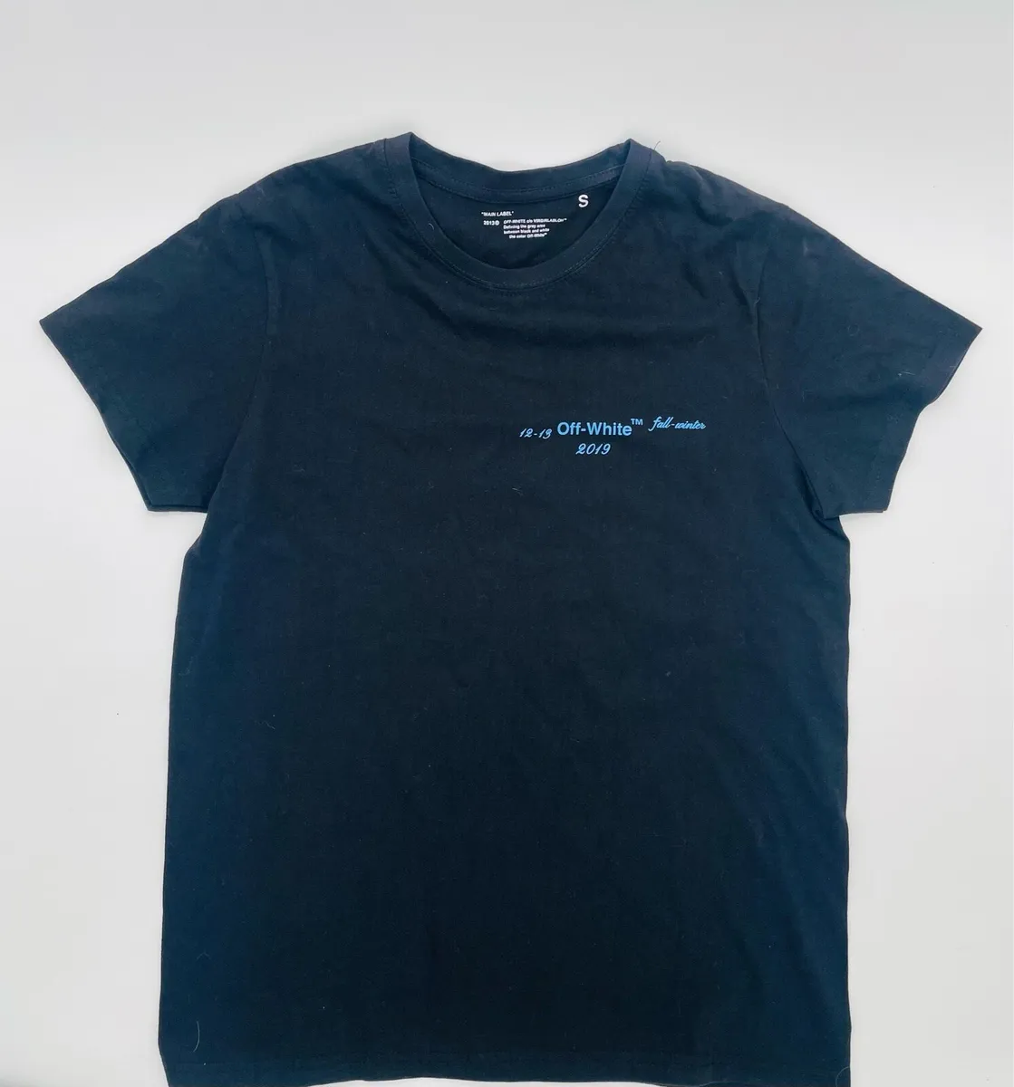 Off-White Fall/Winter 2019 Text T-Shirt - Image 1