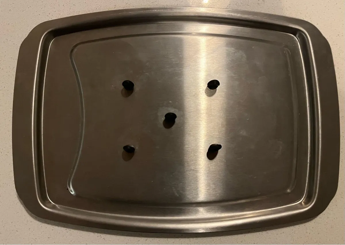 Stellar stainless steel carving tray - Image 1