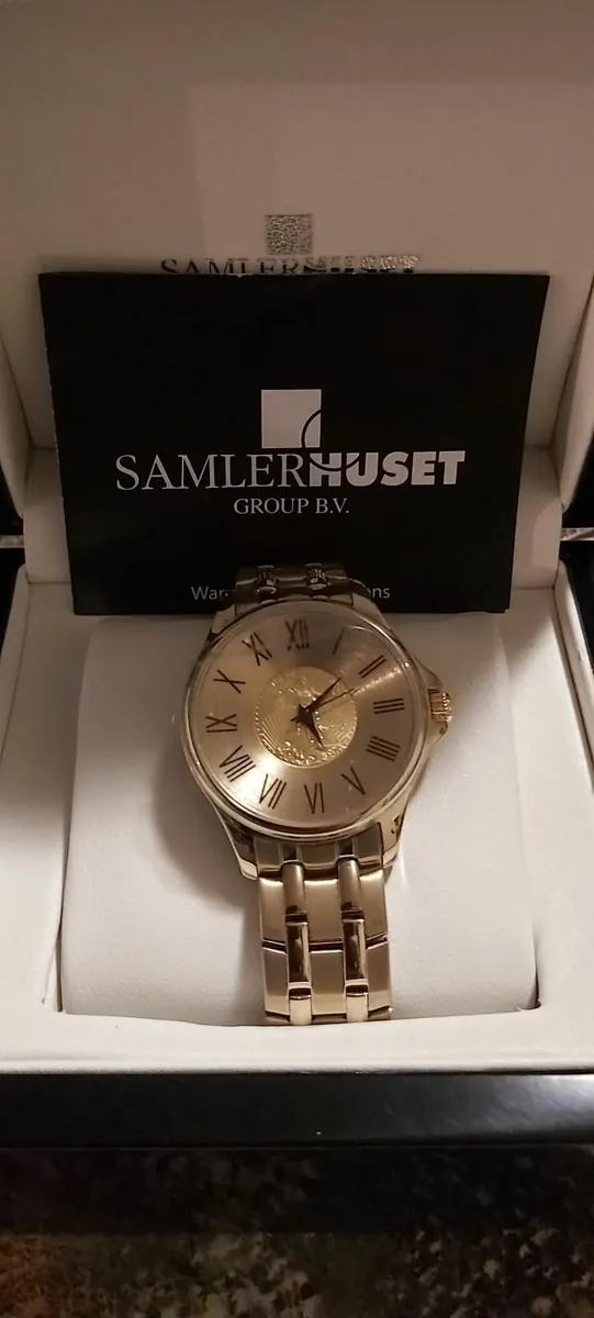 1986 1/10 gold egale coin watch - Image 1