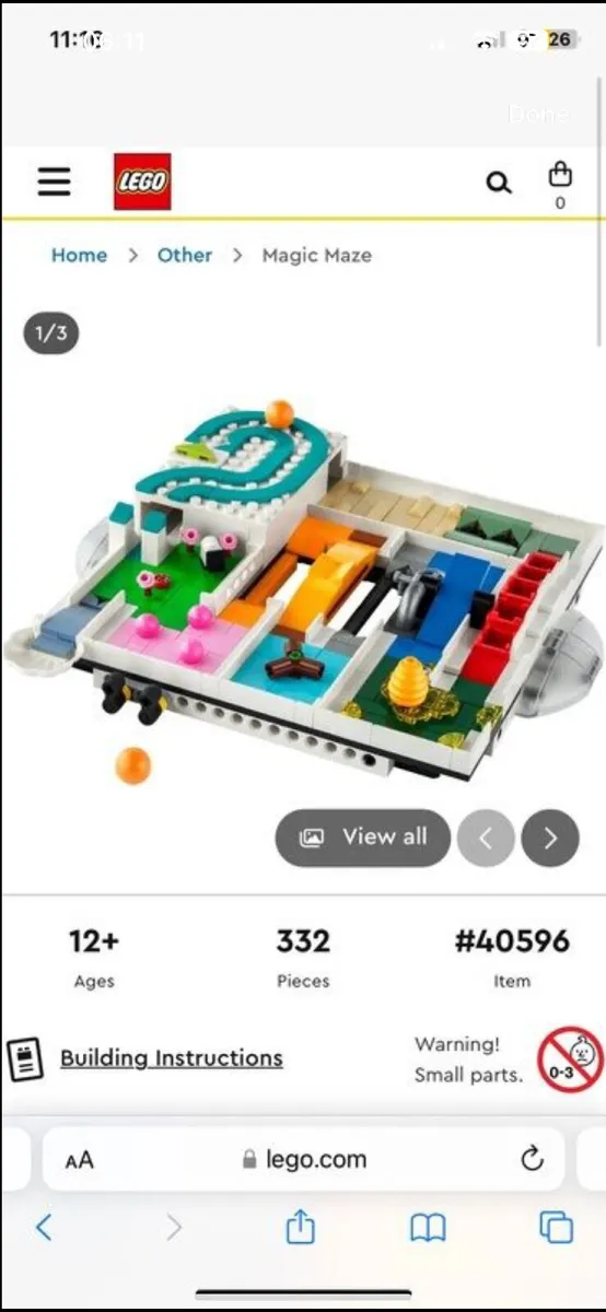 Sealed Lego Magic Maze 40596 - Image 3