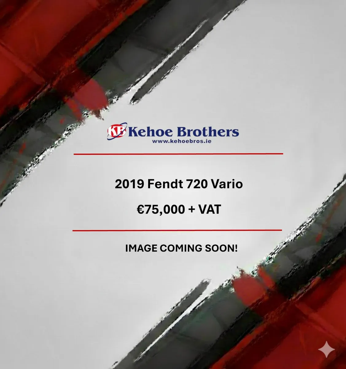 2019 Fendt 720 Vario - €75,000 + VAT