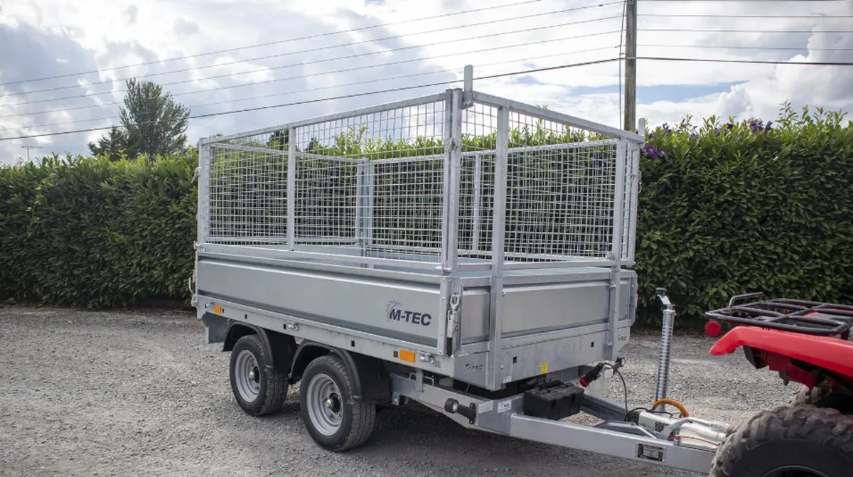 New M-Tec 8ft x 5ft Tipping Trailer - Image 3