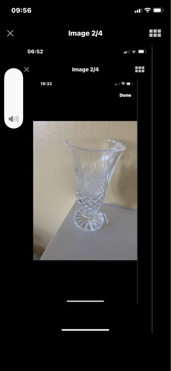 Rare Dublin Millennium Crystal Vase - Image 2