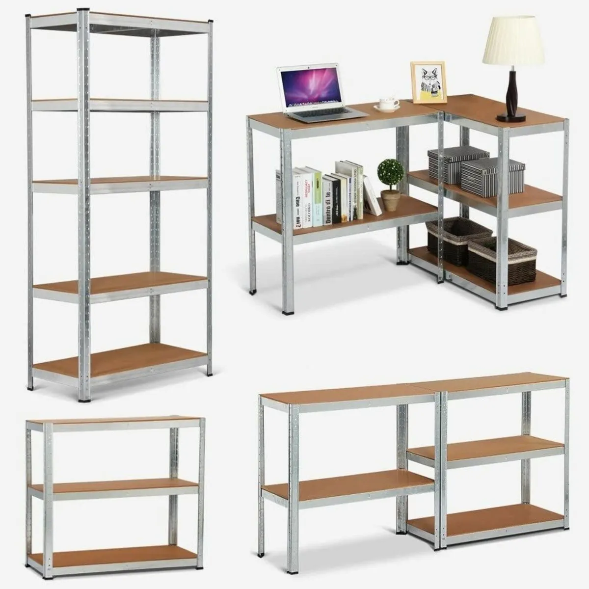 Heavy Duty Freestanding Shelving Shelves NEW - Image 4