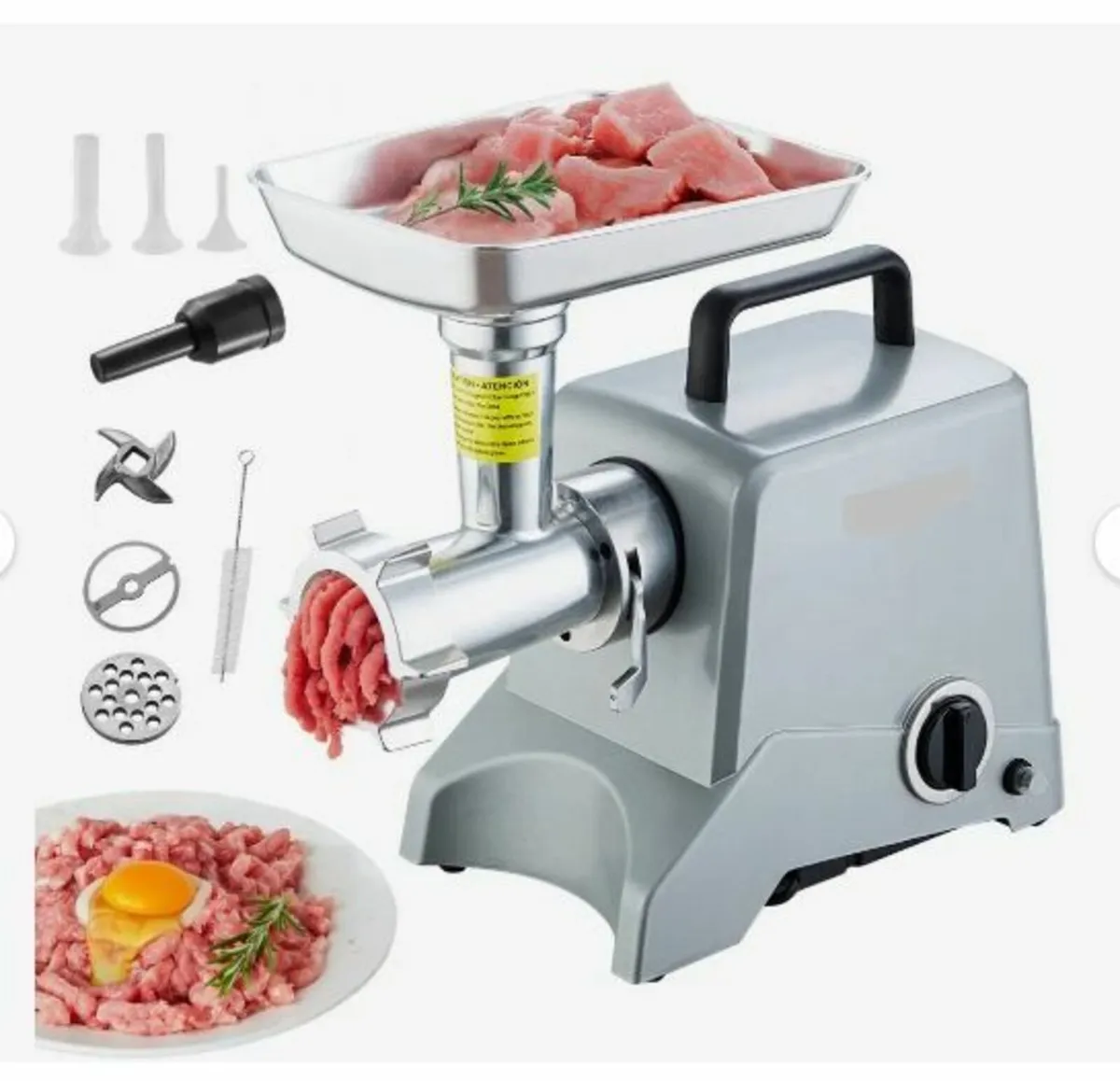 Electric Meat Grinder, 5 Lb/Min Capacity, 575W - Image 1