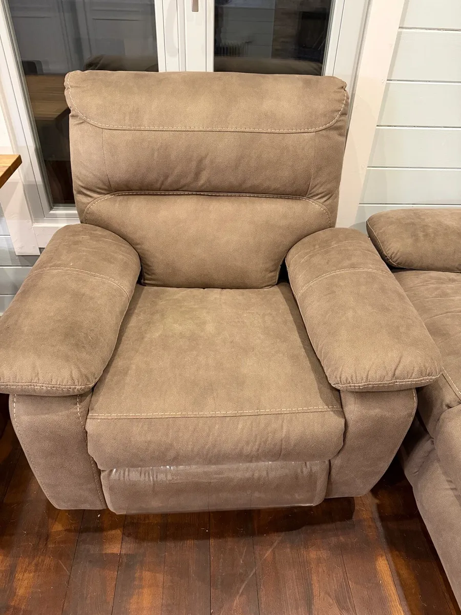 Recliner sofa - taupe - Image 3