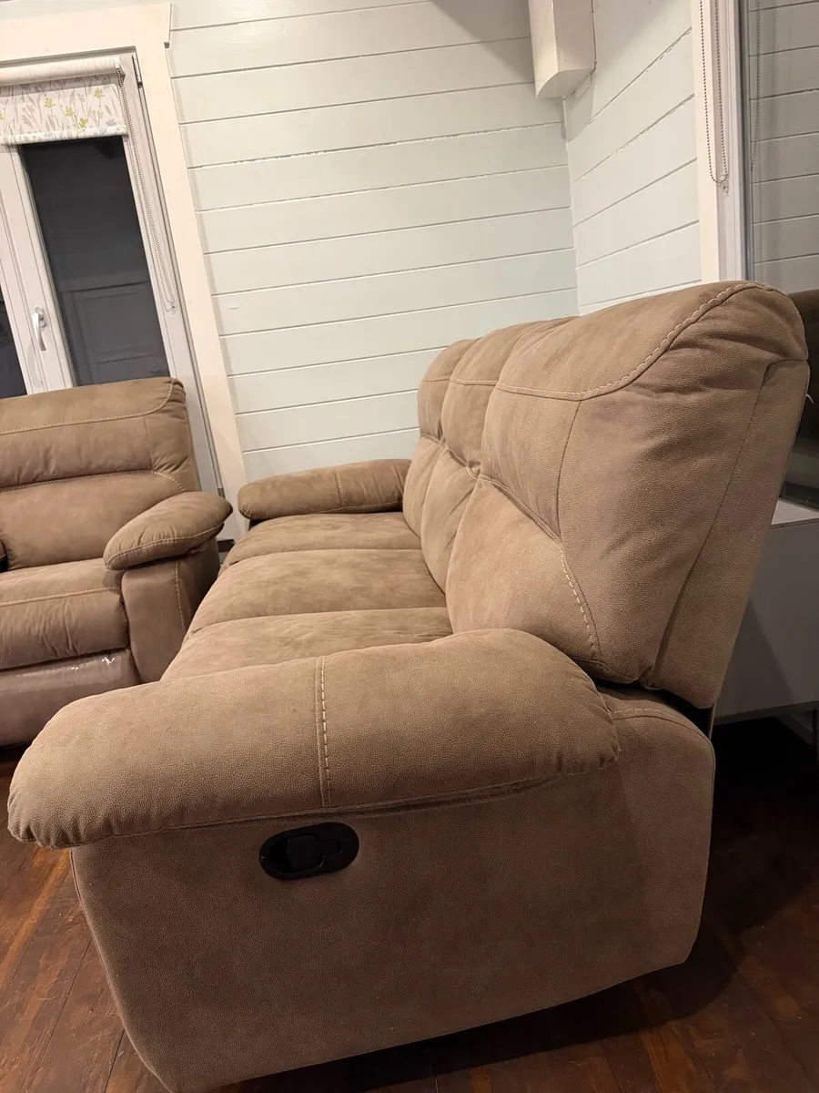 Recliner sofa - taupe - Image 4
