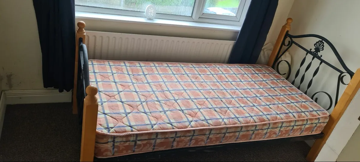 Matching Double and Single Pine Beds - Image 3