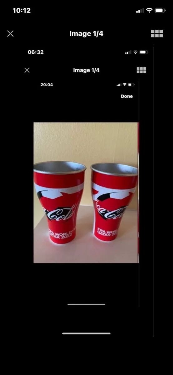 Qatar 2022 World Cup Aluminium Cups - Image 1