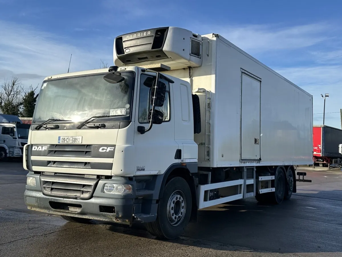 2009 DAF CF75 310 FRIDGE TRUCK - Image 3