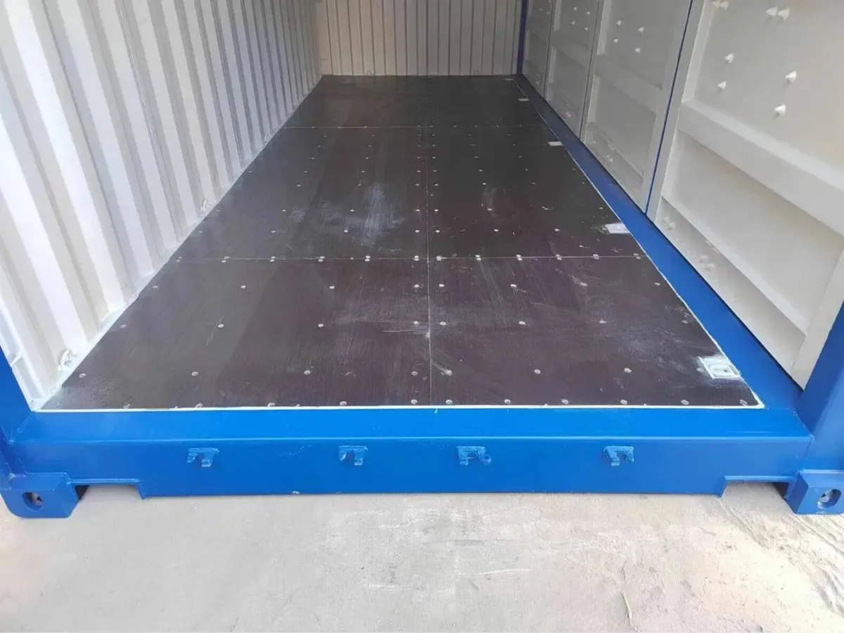 Blue 20ft Shipping Container Side Opening Doors - Image 3