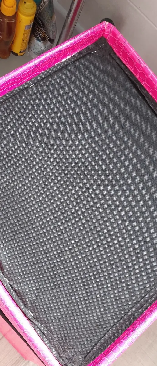 Pink snake look ottoman please read description - Image 4