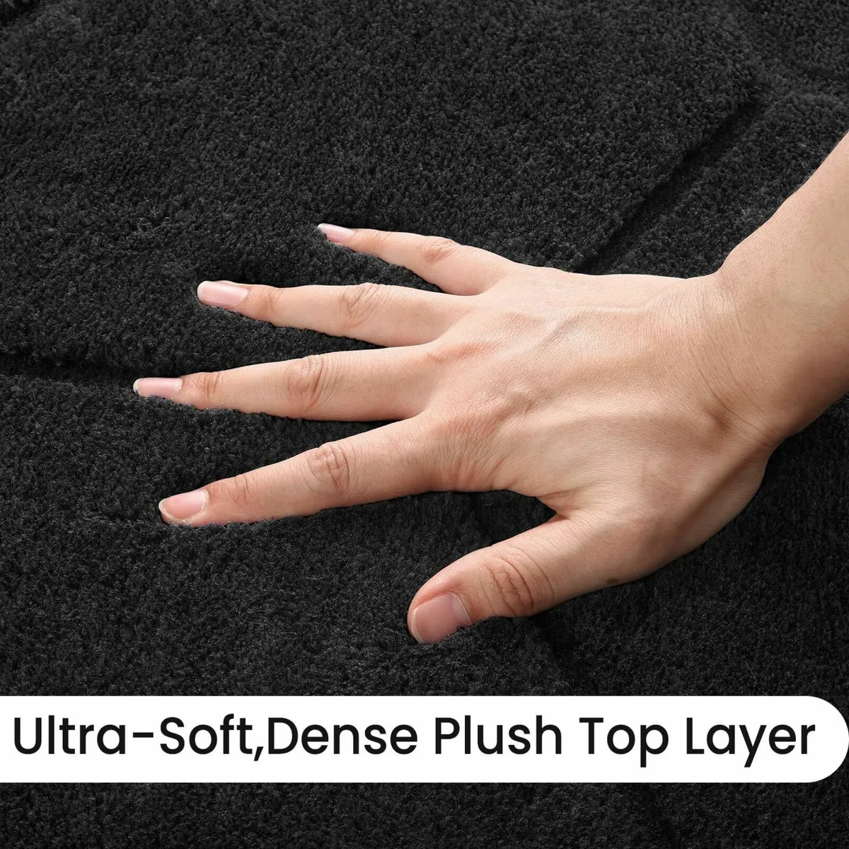 Rugs Living Room 200x300 3D Black Area for - Image 2