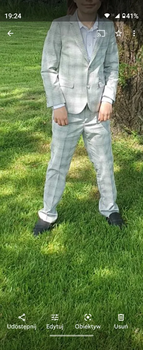 Next suit label size 8 9 years old pls read descri - Image 1