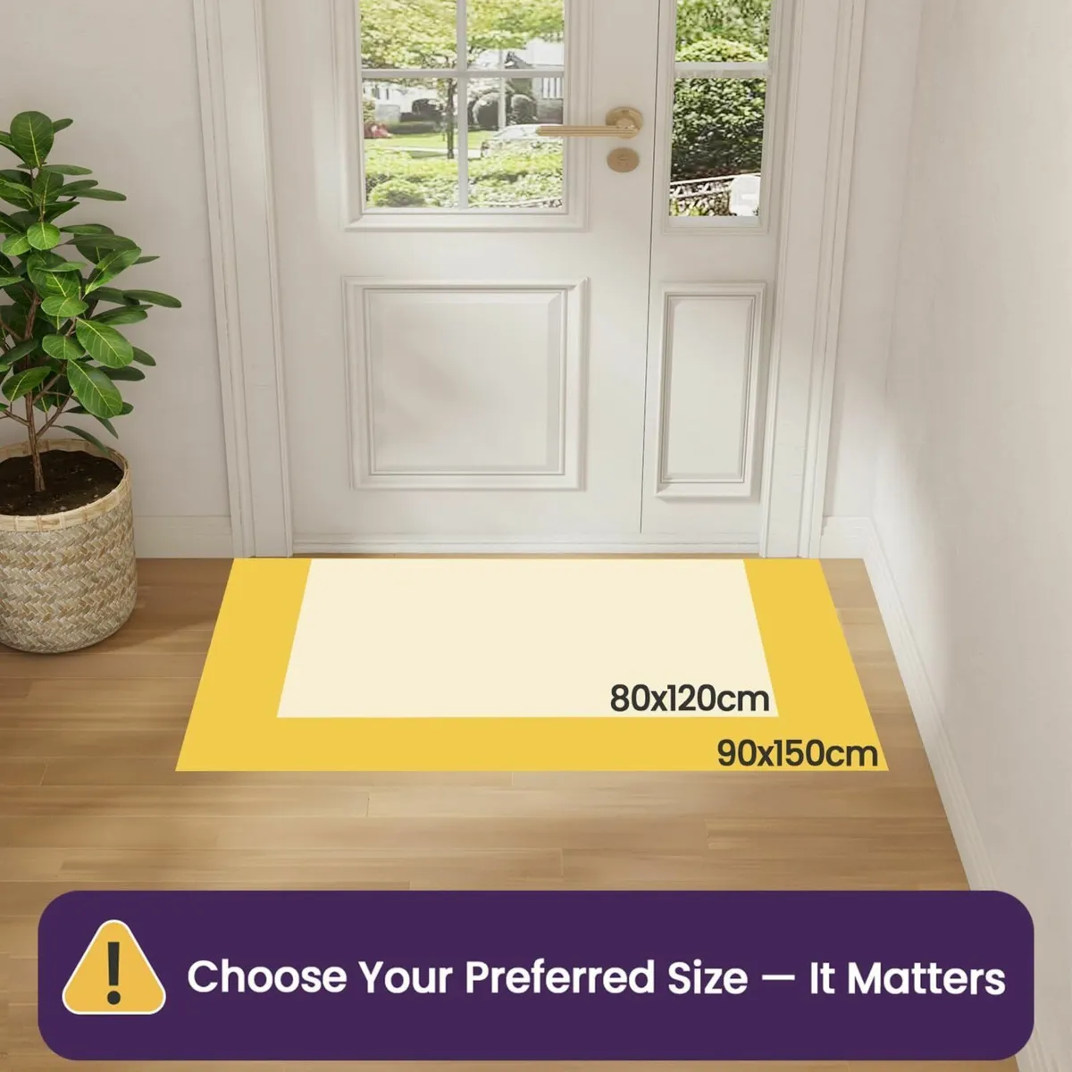 Dirt Trapper Door Mat Indoor Non-slip Doormats - Image 2