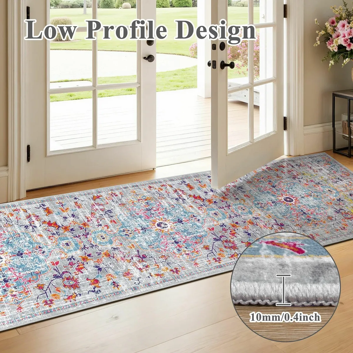 Hallway Runner 80x300cm Non Slip Carpet Runners - Image 4