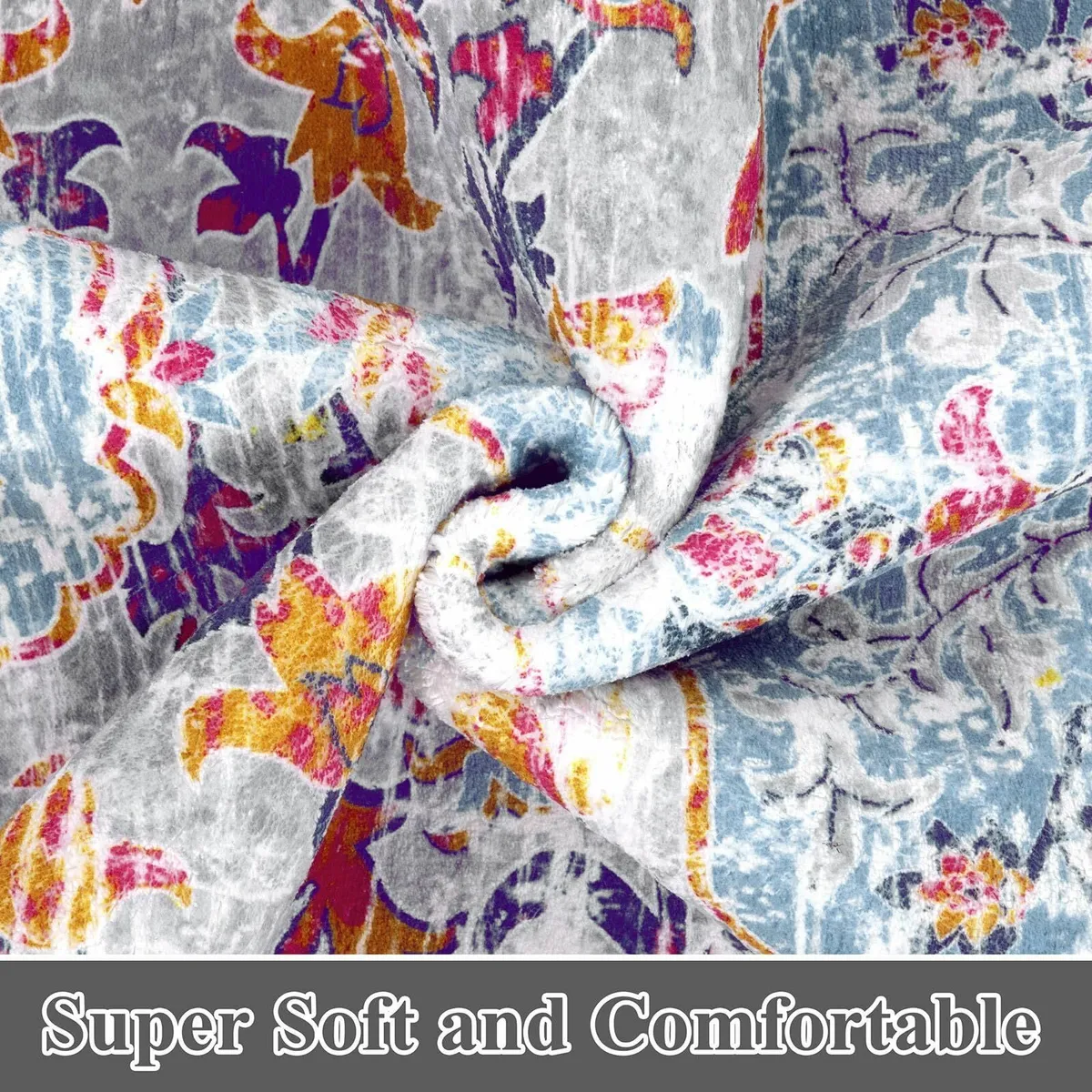 Hallway Runner 80x300cm Non Slip Carpet Runners - Image 2