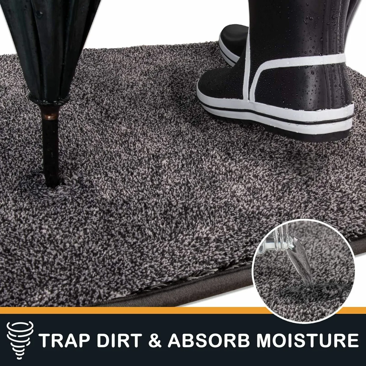 Dirt Trapping Door Mat 80 x 120 cm Non-Slip - Image 3