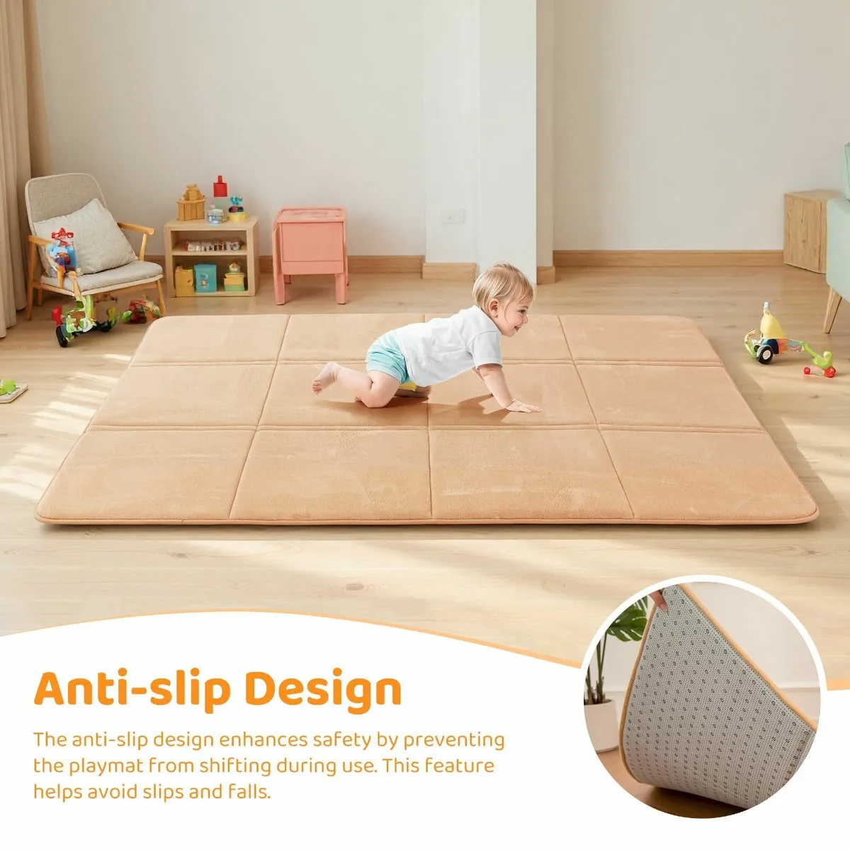 3cm Thick Baby Play Mat for Floor 150 x 200cm - Image 3