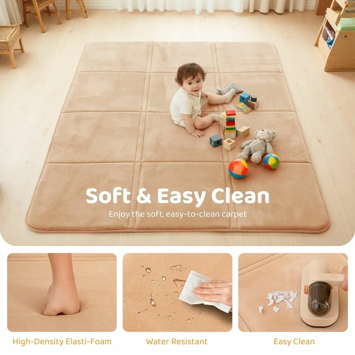 3cm Thick Baby Play Mat for Floor 150 x 200cm - Image 4