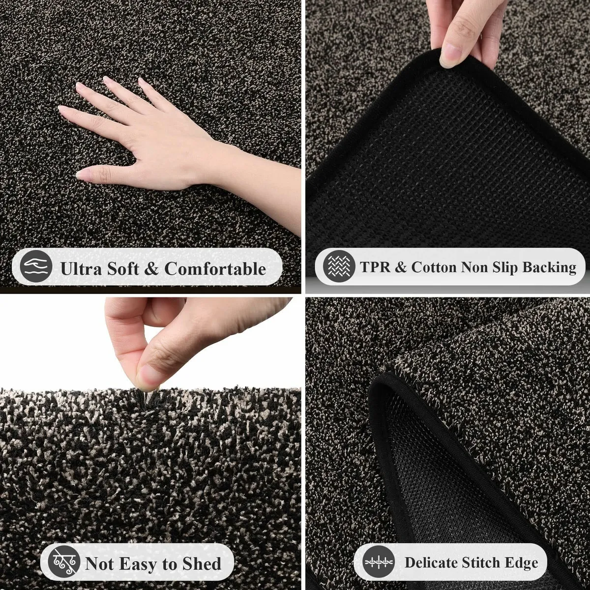 80 x 240 cm Runner Rug for Entryway Non Slip - Image 3