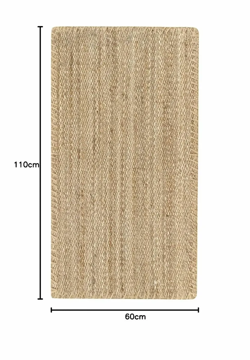 - Rug Jute Granada Natural Colour Area 100% Fibre - Image 3
