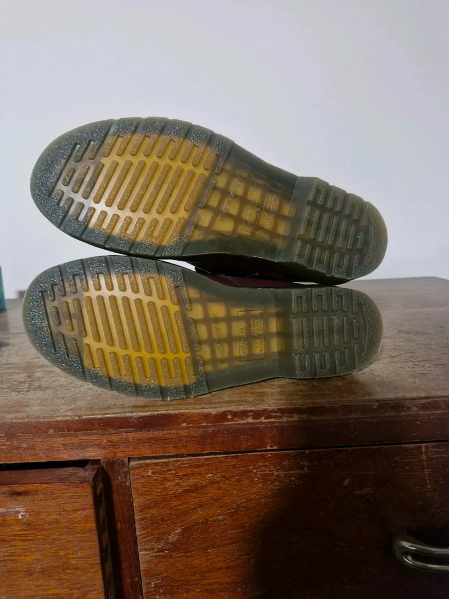 Dr Martens 1460 Cherry Red Boots Men - Image 3