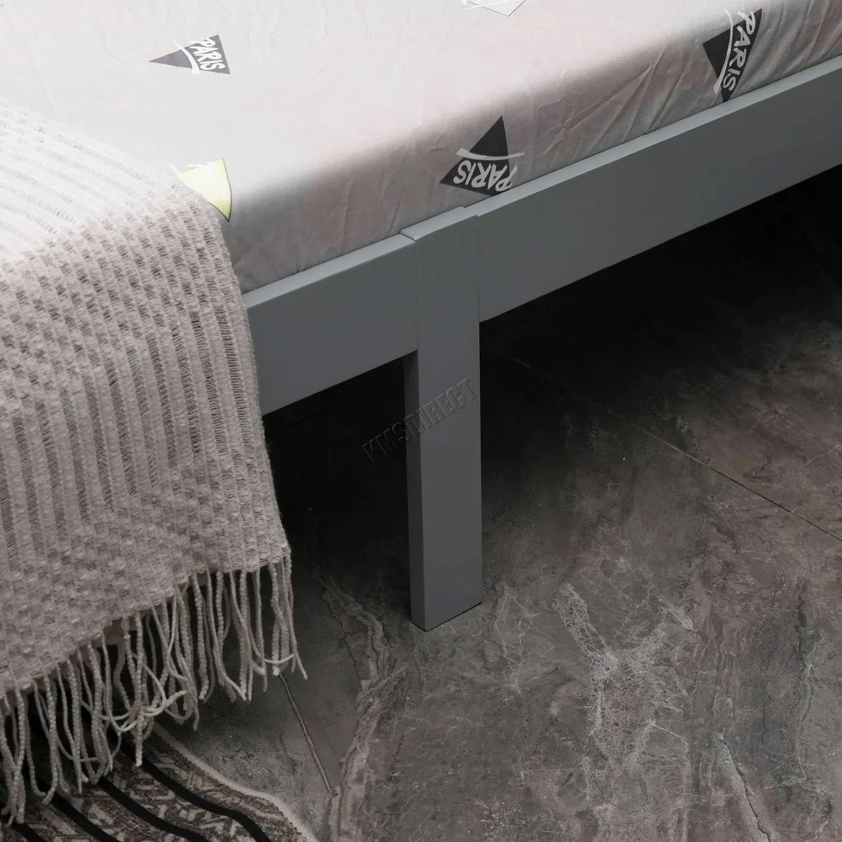 Single Bed Solid Pine Frame Headboard Durable - Image 3